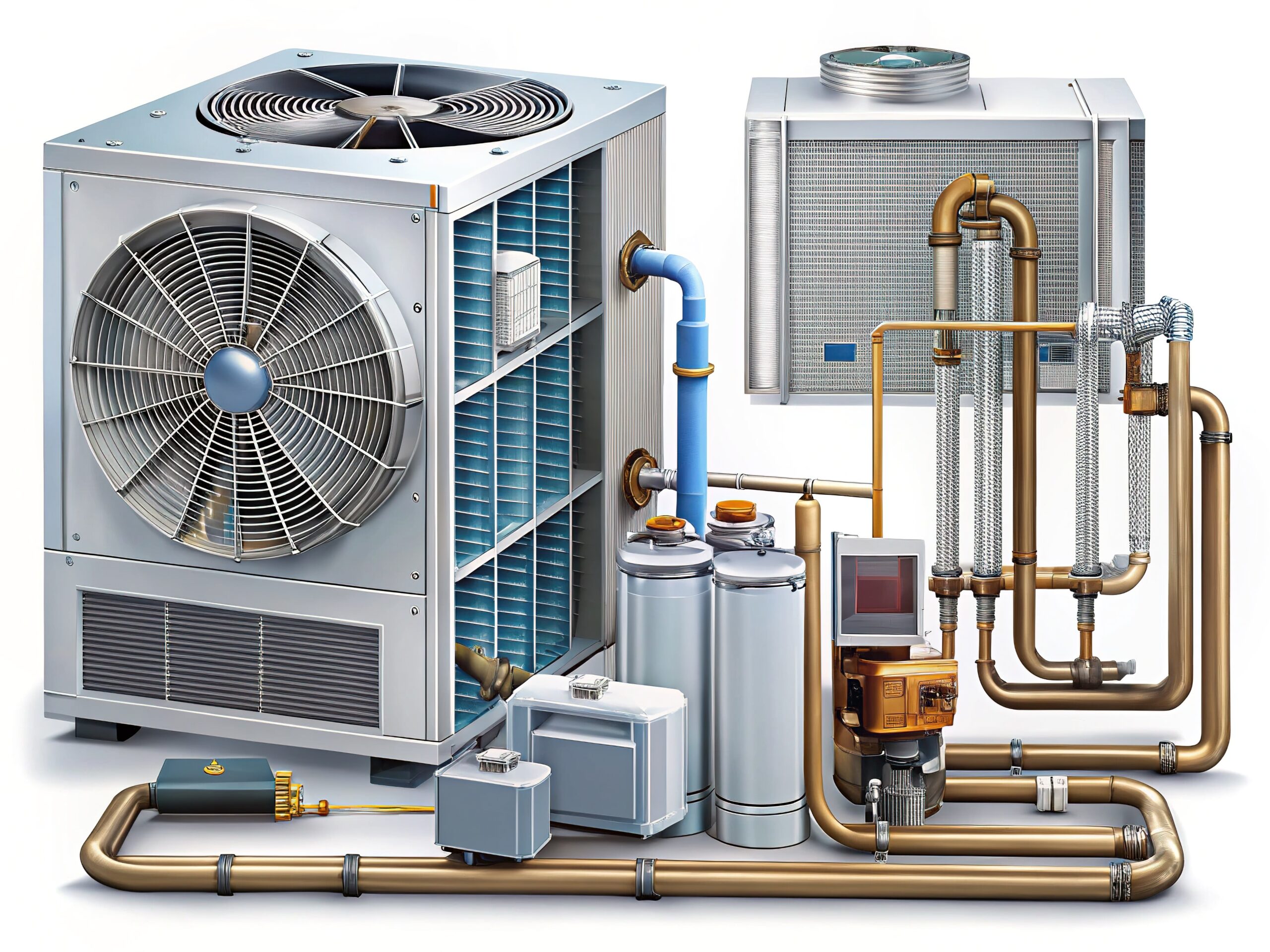 AC Section Diagrams, HVAC Components, Engineering Drawings AC Section Diagrams, HVAC Components, Engineering Drawings